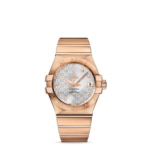 Omega Constellation Co-Axial 35 Red Gold / Silver Omega